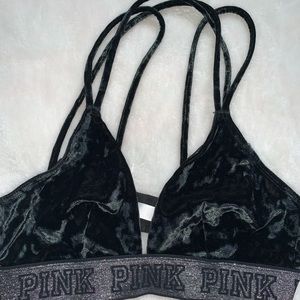 PINK BY VICTORIA’S SECRET VELVET BRALETTE